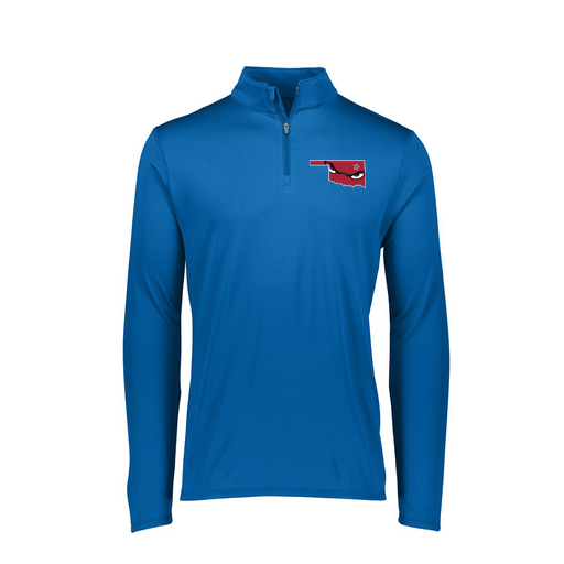 [FTLQFLRY-FAXS-LOGO2] Decker Women's Flex-Lite 1/4 Zip Shirt (Female Adult XS, Royal, Logo 2)