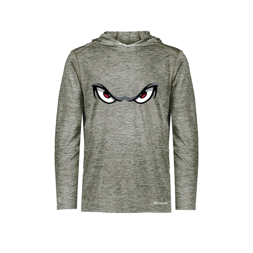 [FOLHCGGY-AS-LOGO1] Decker Men's Charge Hoodie (Adult S, Gray, Logo 1)