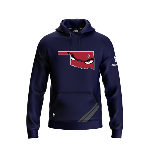 [FOLHSMNV-YXS-LOGO2] Decker Summit Hoodie (Youth XS, Navy, Logo 2)