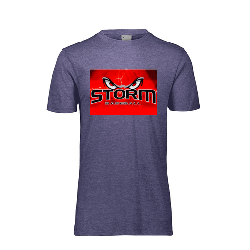 [FTSCUBRY-AS-LOGO3] Decker Men's Tri-Blend T-Shirt - Short Sleeve (Adult S, Royal, Logo 3)