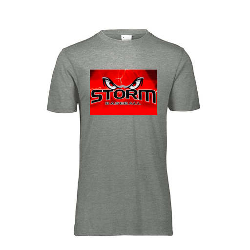 [FTSCUBGY-AS-LOGO3] Decker Men's Tri-Blend T-Shirt - Short Sleeve (Adult S, Gray, Logo 3)