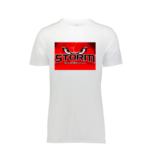 [FTSCUBWH-YS-LOGO3] Decker Youth Tri-Blend T-Shirt - Short Sleeve (Youth S, White, Logo 3)
