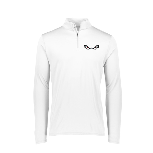 [FTLQFLWH-FAXS-LOGO1] Decker Women's Flex-Lite 1/4 Zip Shirt (Female Adult XS, White, Logo 1)