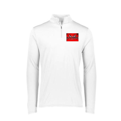 [FTLQFLWH-FAXS-LOGO3] Decker Women's Flex-Lite 1/4 Zip Shirt (Female Adult XS, White, Logo 3)