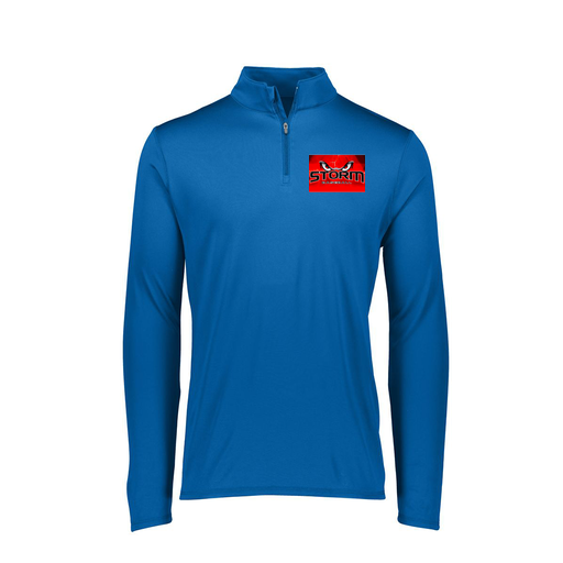 [FTLQFLRY-FAXS-LOGO3] Decker Women's Flex-Lite 1/4 Zip Shirt (Female Adult XS, Royal, Logo 3)