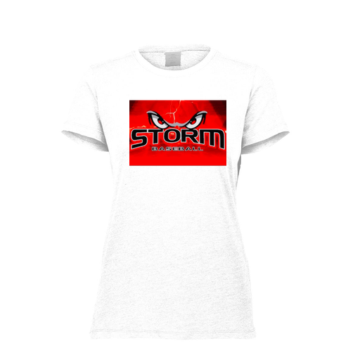 [FTSCUBWH-FAXS-LOGO3] Decker Women's Tri-Blend T-Shirt - Short Sleeve (Female Adult XS, White, Logo 3)