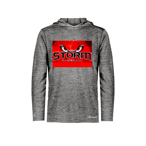 [FOLHCGBK-AS-LOGO3] Decker Men's Charge Hoodie (Adult S, Black, Logo 3)