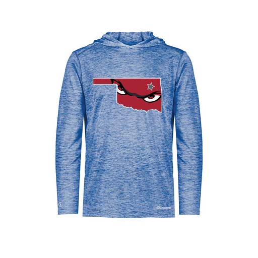 [FOLHCGRY-YS-LOGO2] Decker Youth Charge Hoodie (Youth S, Royal, Logo 2)