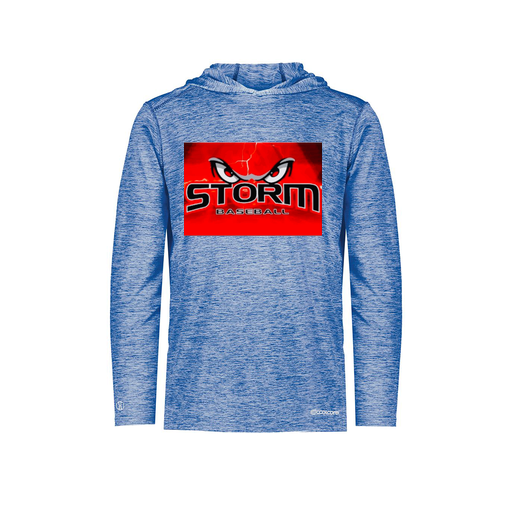 [FOLHCGRY-YS-LOGO3] Decker Youth Charge Hoodie (Youth S, Royal, Logo 3)