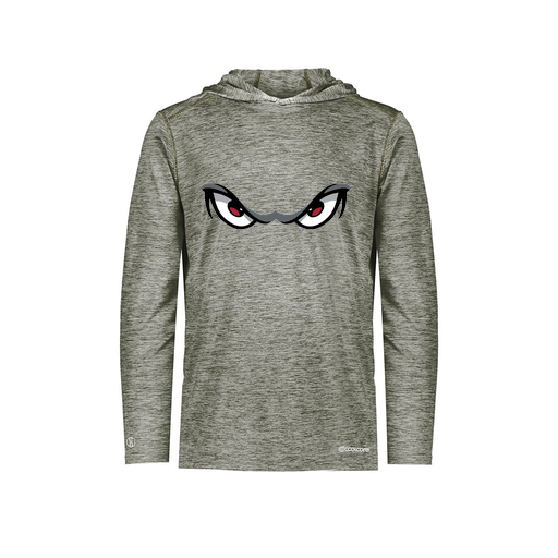 [FOLHCGGY-YS-LOGO1] Decker Youth Charge Hoodie (Youth S, Gray, Logo 1)