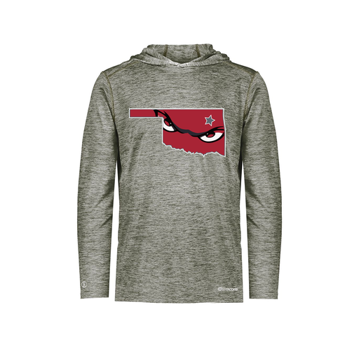 [FOLHCGGY-YS-LOGO2] Decker Youth Charge Hoodie (Youth S, Gray, Logo 2)