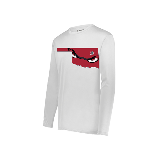 [222822.005.XS-LOGO2] Men's LS Smooth Sport Shirt (Adult XS, White, Logo 2)