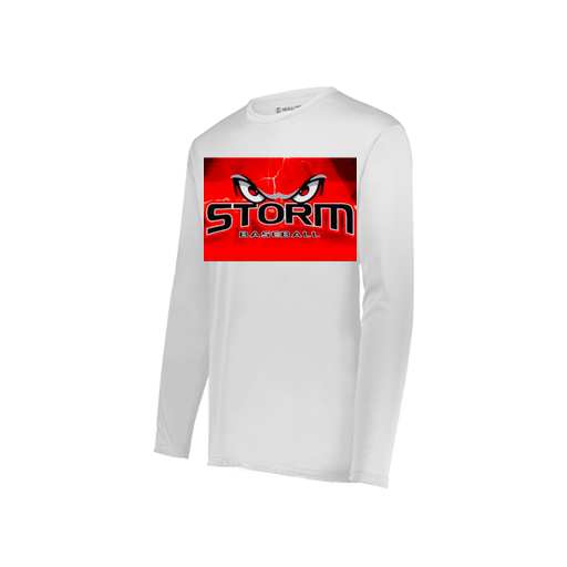 [222822.005.XS-LOGO3] Men's LS Smooth Sport Shirt (Adult XS, White, Logo 3)
